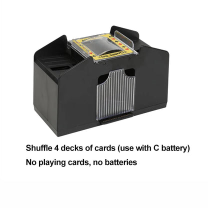 Card Shuffler Automatic Shuffle Machine For 2-6 Decks Playing Cards Fully Automatic Playing Card Shuffle Machine Battery-Free