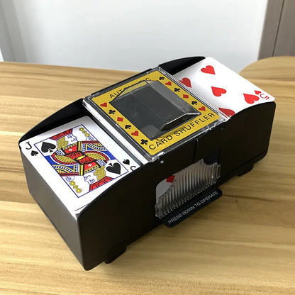 Card Shuffler Automatic Shuffle Machine For 2-6 Decks Playing Cards Fully Automatic Playing Card Shuffle Machine Battery-Free